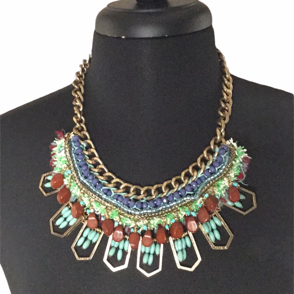 Unique Bib Statement Necklace